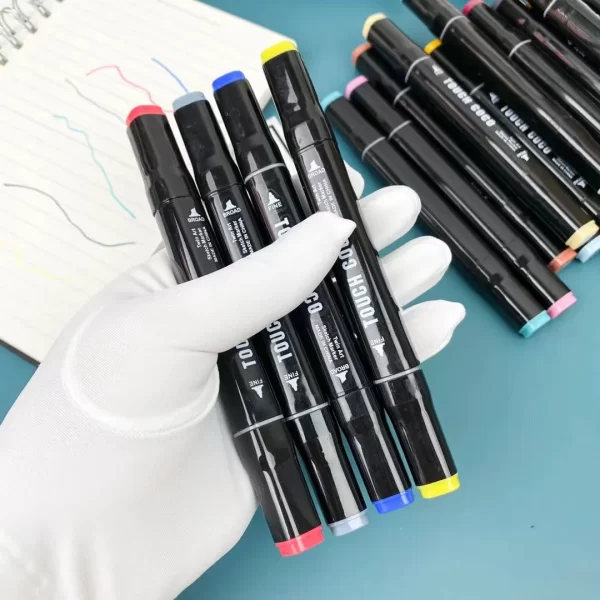 Canetas Artísticas ponta dupla à Base de Óleo — Cores Vivas e Secagem Rápida - Image 2