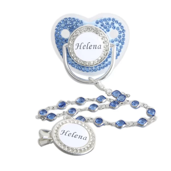 Chupeta Bling Bling de Luxo com nome personalizado - Image 19