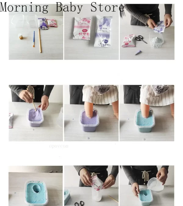Kit de Moldagem 3D de Mão e Pé – Transforme um Momento em Lembrança Eterna - Image 15