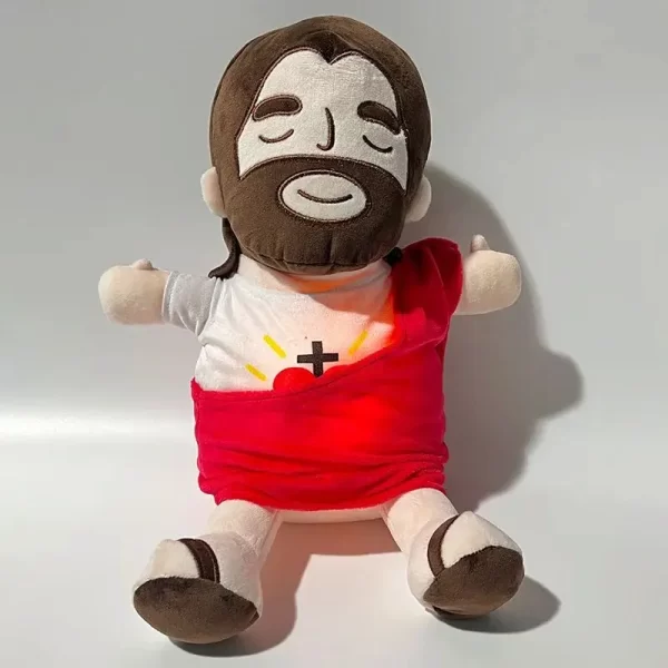 Jesus de Pelúcia - com Luz e Música – Conforto para o Sono do Bebê - Image 17