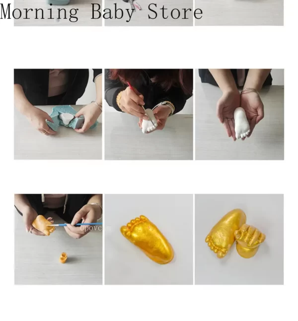 Kit de Moldagem 3D de Mão e Pé – Transforme um Momento em Lembrança Eterna - Image 16