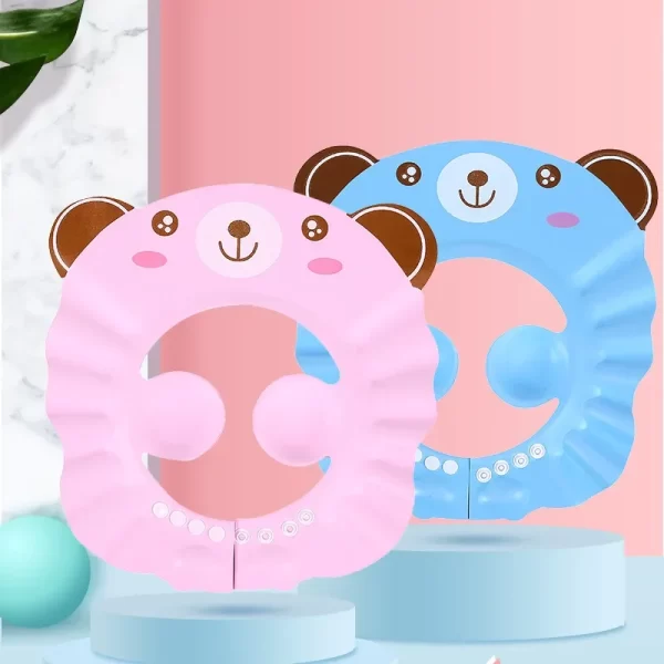 Capacete Ajustável para Shampoo Infantil – Proteção e Conforto para o Banho do Seu Bebê - Image 3