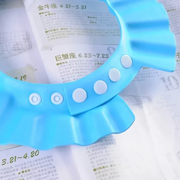 Capacete Ajustável para Shampoo Infantil – Proteção e Conforto para o Banho do Seu Bebê - Image 6