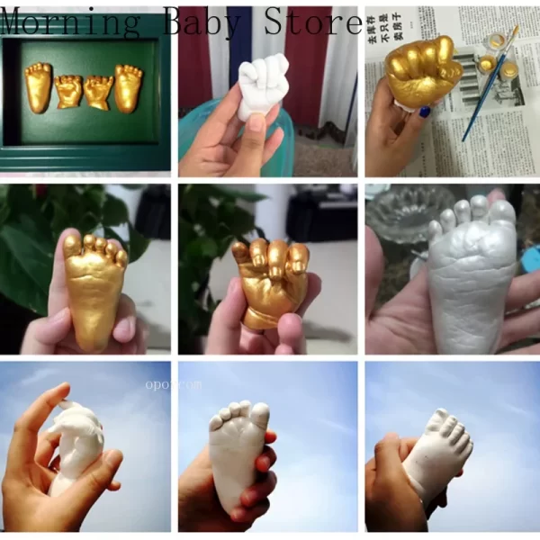 Kit de Moldagem 3D de Mão e Pé – Transforme um Momento em Lembrança Eterna - Image 6