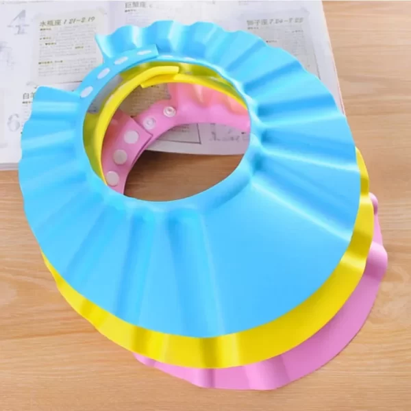 Capacete Ajustável para Shampoo Infantil – Proteção e Conforto para o Banho do Seu Bebê - Image 4