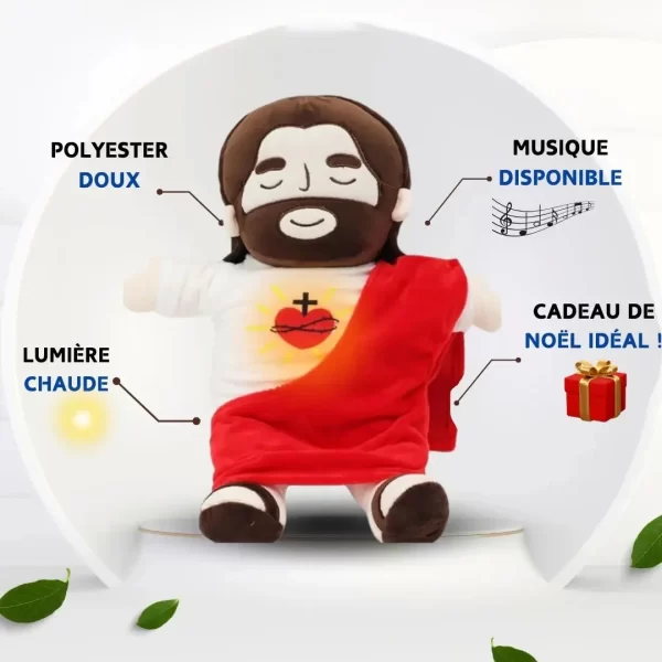 Jesus de Pelúcia - com Luz e Música – Conforto para o Sono do Bebê - Image 14