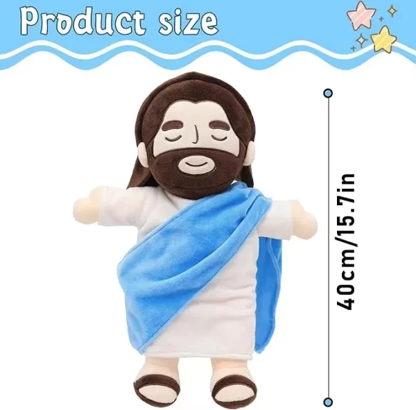 Jesus de Pelúcia - com Luz e Música – Conforto para o Sono do Bebê - Image 6