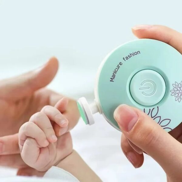 Cortador de Unhas Elétrico para Bebês – Seguro, Silencioso e Preciso - Image 7