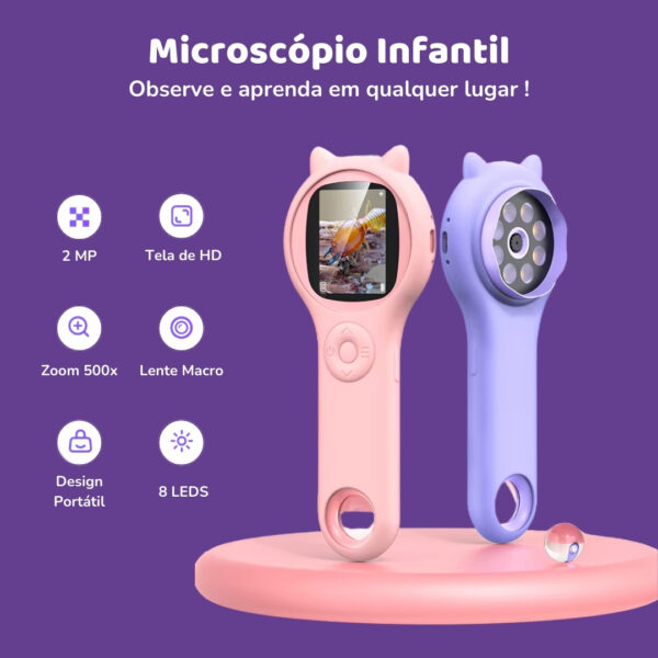 Microscópio Infantil Digital Portátil - Image 5