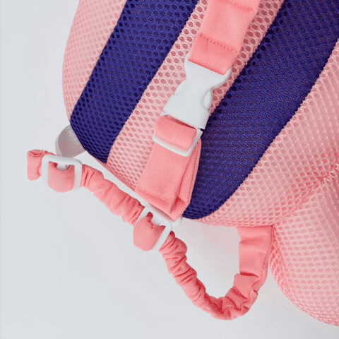Variações de cores e modelos da Mochila Protetora de Cabeça para Bebê